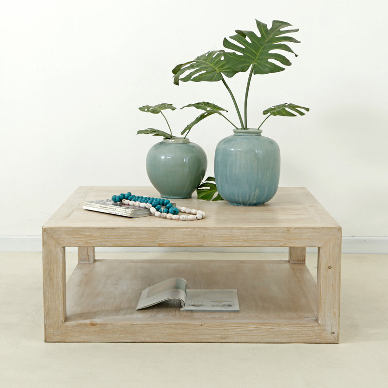 Table basse Peking Ming, 15,75 po x 39,37 po x 39,37 po
