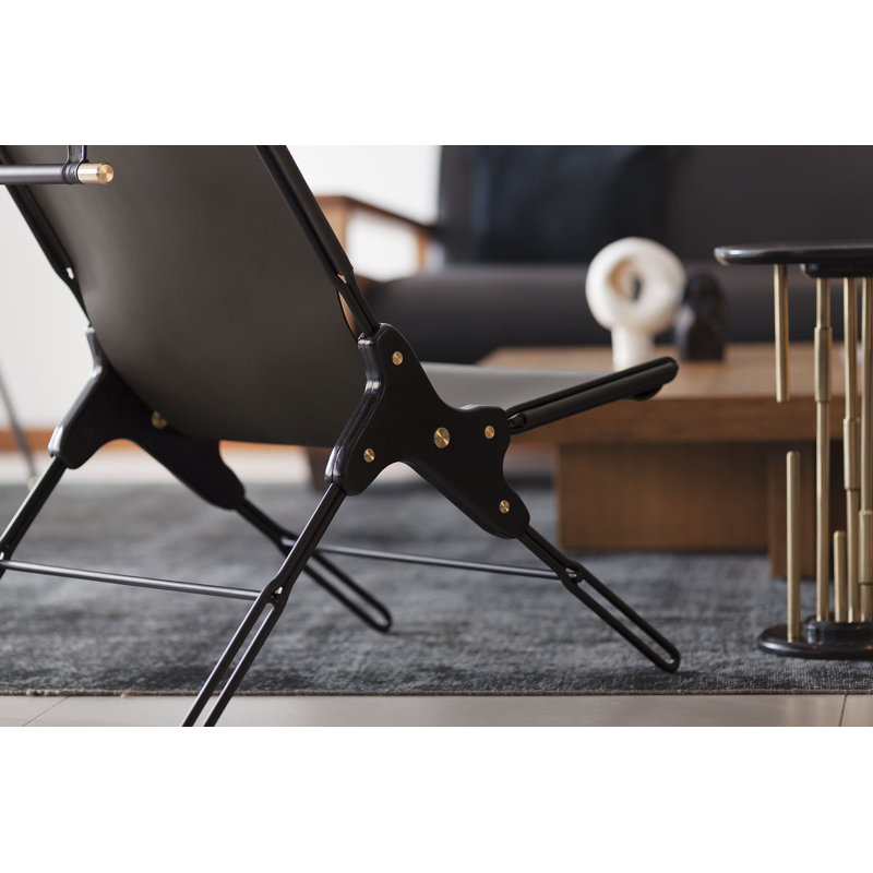Perfidia Chair, Green Genuine Leather