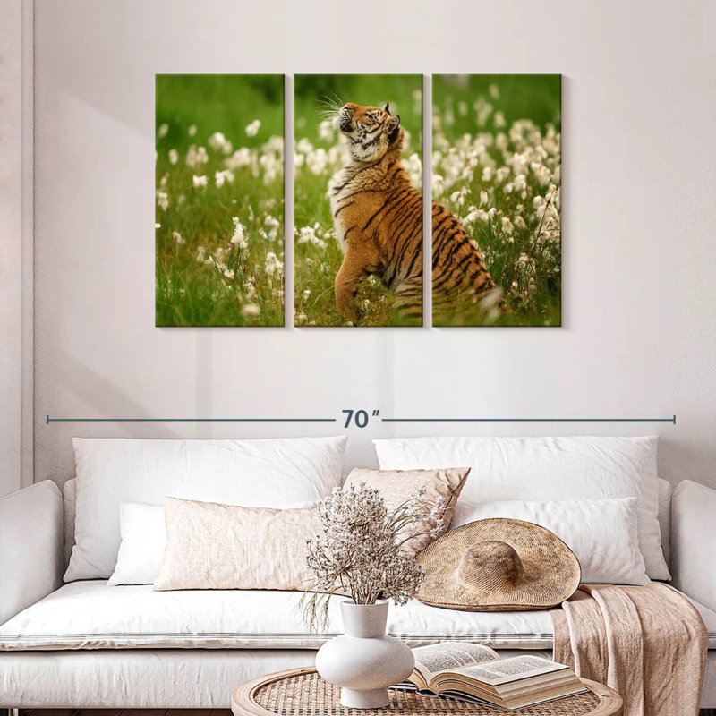 Brampt Tiger Cub, 28" H x 45" W
