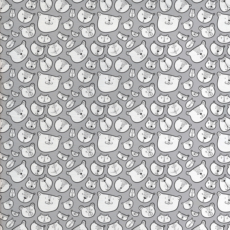 Tissu ours, l 58 po x L 72 po