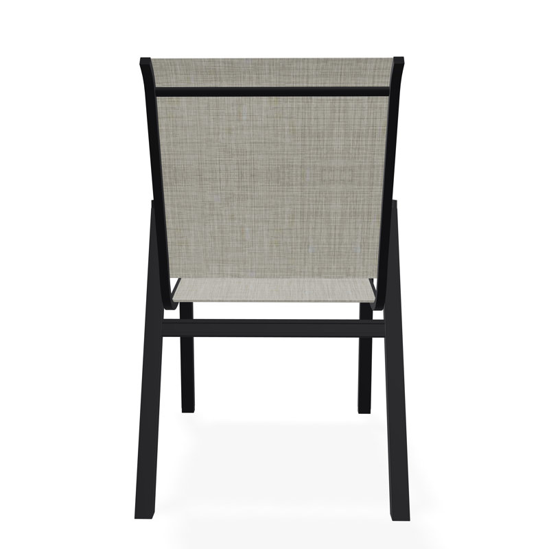 Bazza Outdoor Dining Chair, Black, Ella