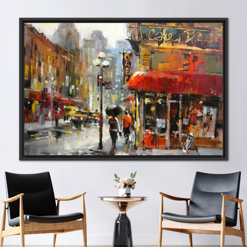 Print on Canvas, Black Floater Frame, 20cm H x 30cm W