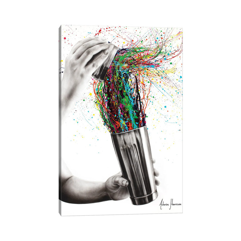 Shake It par Ashvin Harrison - impression d'art graphique, Aucun mat, Toile tendue, H 40 po x l 26 po x P 1,5 po