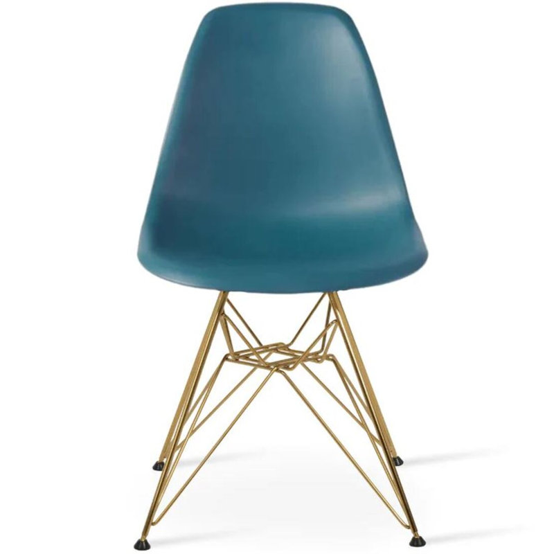 Saturn Polypropylene Dining Chair, Peacock