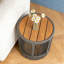 Table d'appoint d'extérieur en bois de rotin-888203784