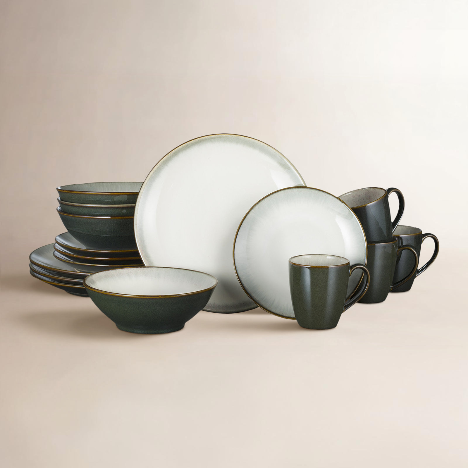 Edmon Dinnerware Set, Green
