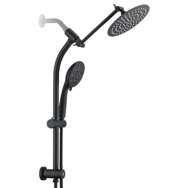 Complete Shower System, Matte Black
