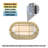 Traditional One-Light, 6-Watt LED Outdoor Exterior Wall Fixture, With Color Temperature Selectable, Modern Brass Finish, White Glass Lens Shade-999790836