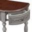 Console 52 po moderne et contemporaine avec 4 tiroirs et 1 tablette