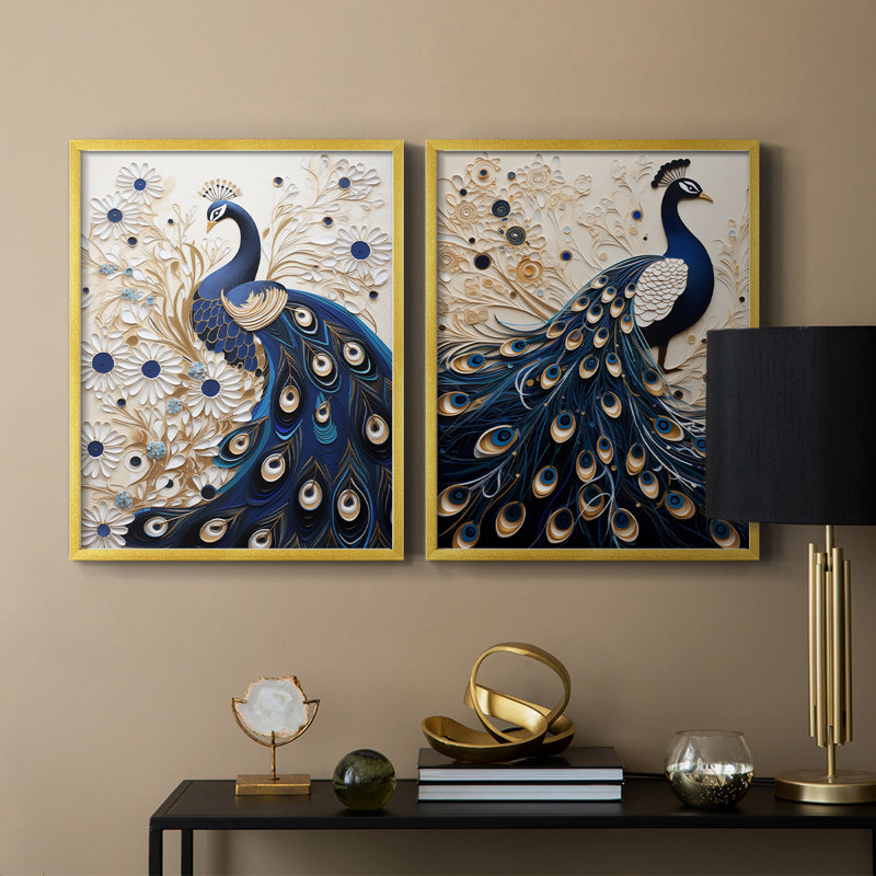 ANIMALS Series CCXLV - reproduction encadrée de qualité supérieure - prête à être accrochée - aucun clou requis - aucun clou requis