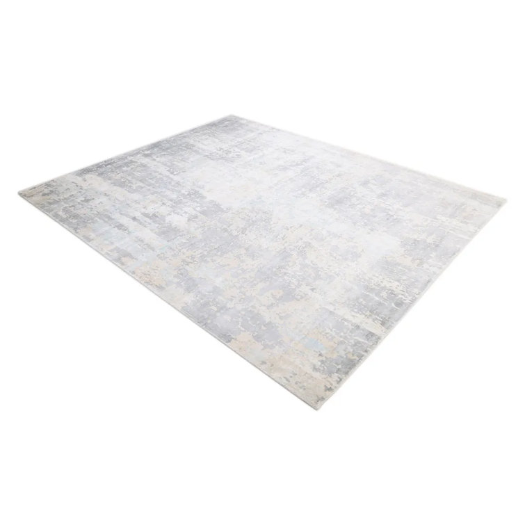 Hagues Abstract Area Rug in Cream