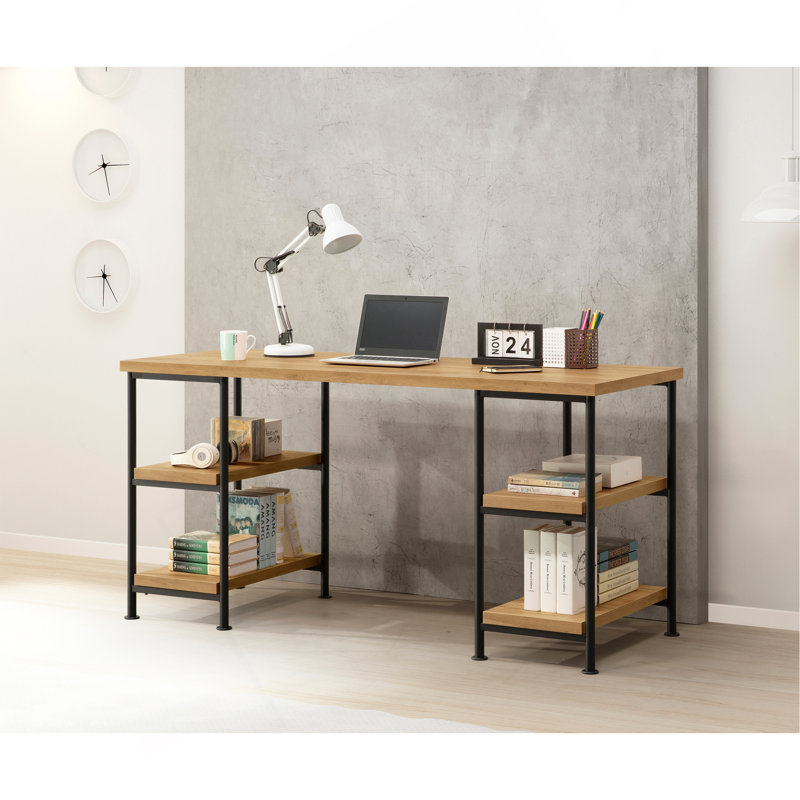 Golden Oak Computer Desk
