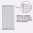  Door Curtain for French Door, Thick Linen Blended Light Filtering Solid Rod Pocket Window Cover for Glass Patio, 1 PC-1966818648-1966818655