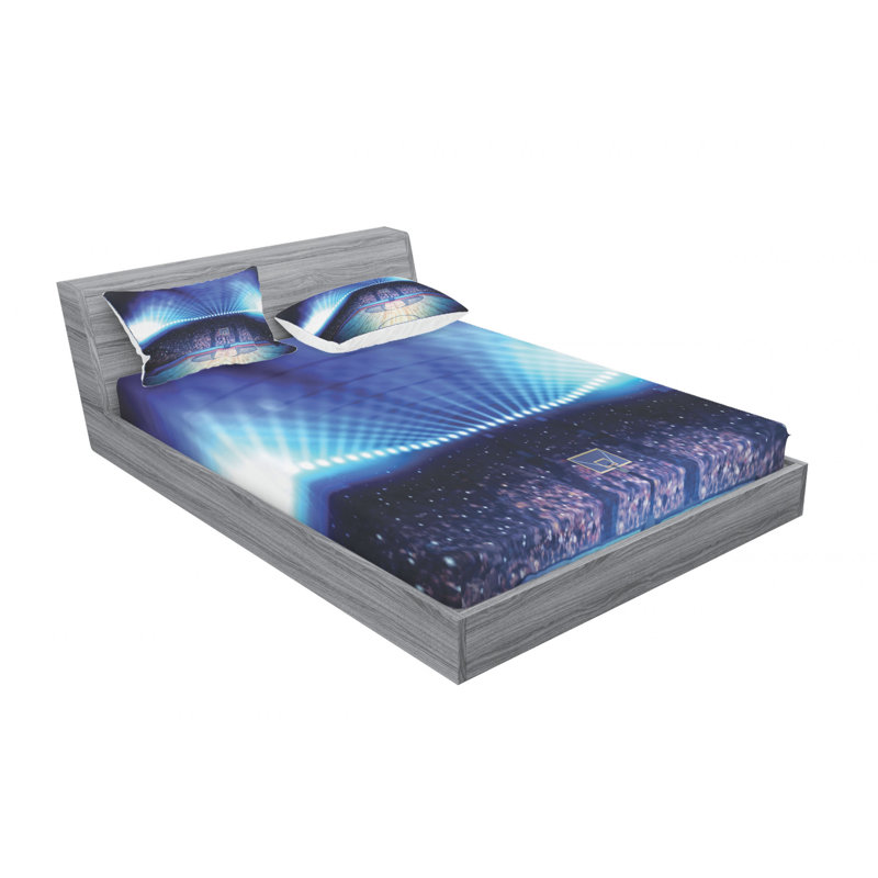 Microfiber Sheet Set, Queen Sheet Set with Fitted Sheet