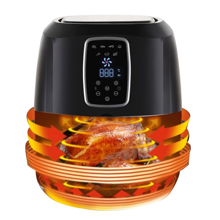 Emerald 5.2L Air Fryer 1800 Watts with Digital LED Touch Display