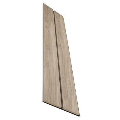 94" L X 11.25" W Modern Acoustic Wood Slat Wall Panels With 5" Slat Width – Eco-friendly, Sound-absorbing Decorative Panels