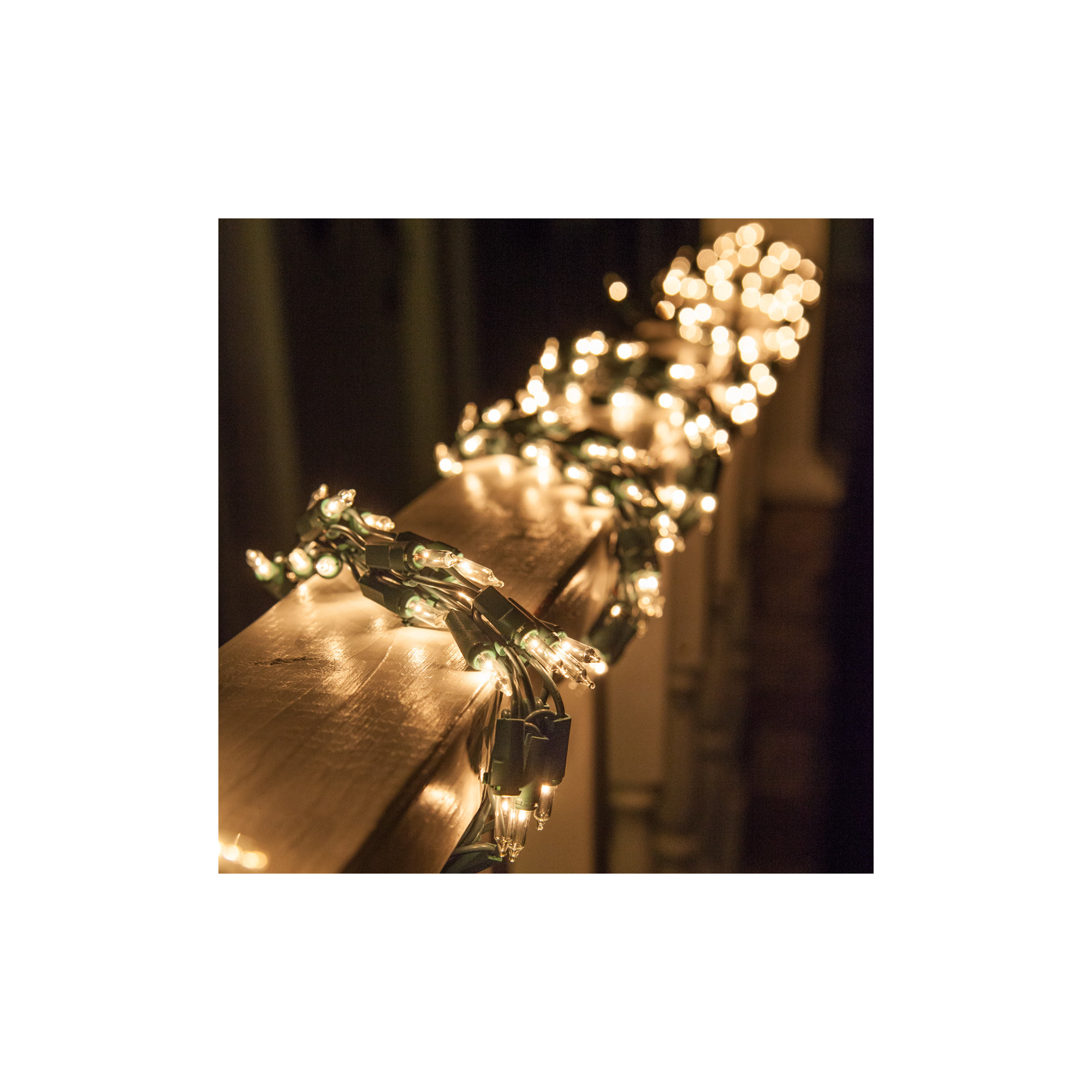 300 Bulb Garland String Lighting, Clear