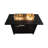 Zayin 24" H Steel Propane Outdoor Fire Pit Table With Lid-1283606645-1273504889