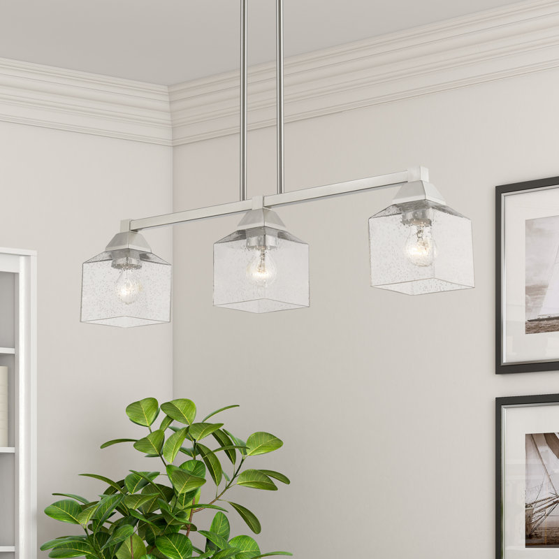 Lustre linéaire Ashanni, Nickel brossé