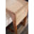  Wood Accent Table with Woven Cane Detail – 24" Tall Side Table