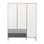 Morones 3 Door Manufactured Wood Wardrobe-40079924