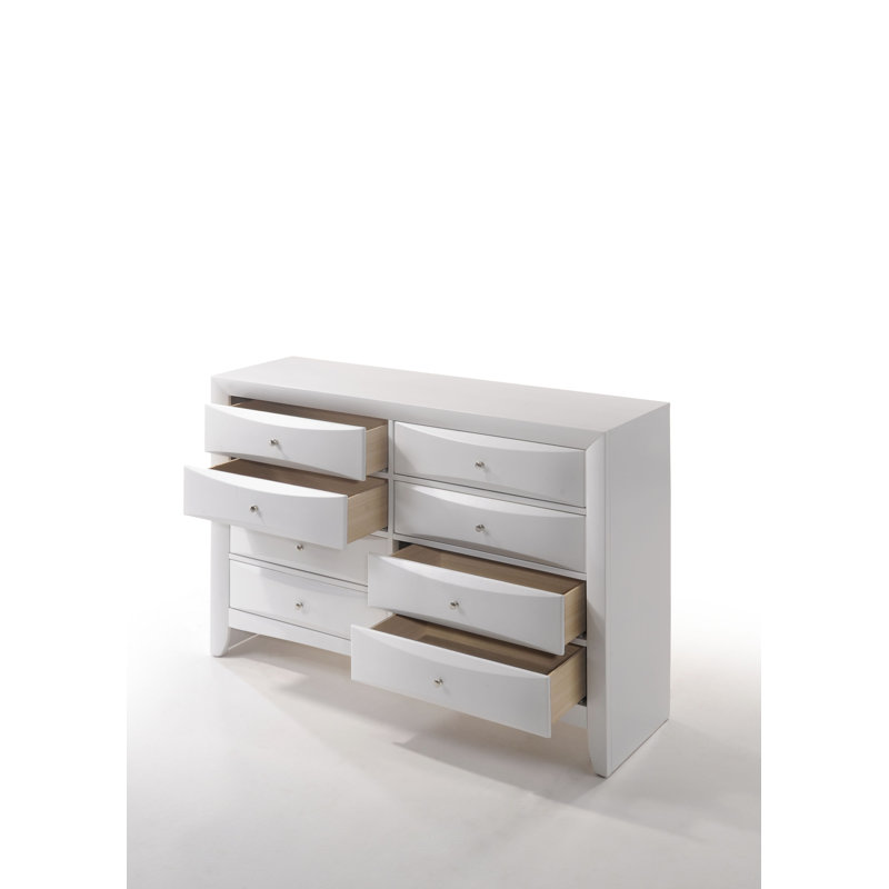 Malaika 59'' W 8 - Drawer Dresser, White