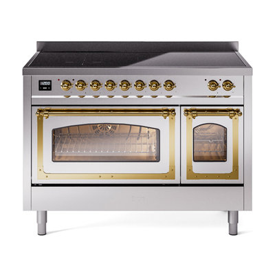 ILVE Nostalgie II Noblesse 48 in Induction Range, 6 Induction Elements (Glass Door)