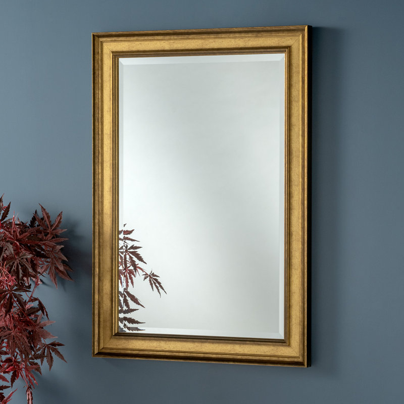 Piperton Solid Wood Rectangle Mirror, 91cm H x 66cm W
