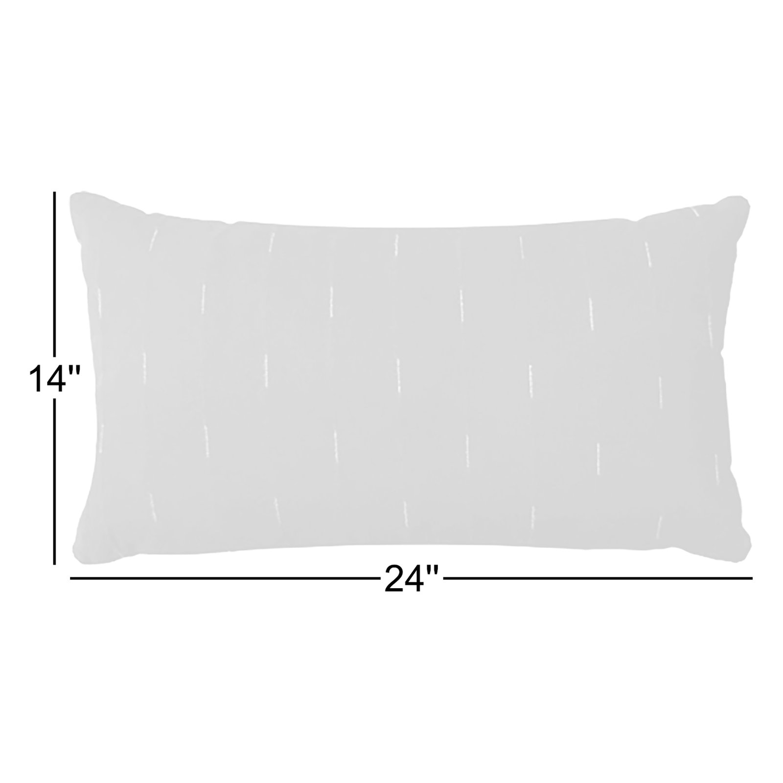 100% Cotton Lumbar Rectangular Pillow Cover