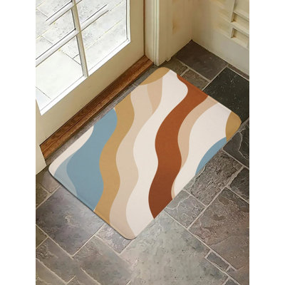 Tapis pour salle de bain Wavy Line