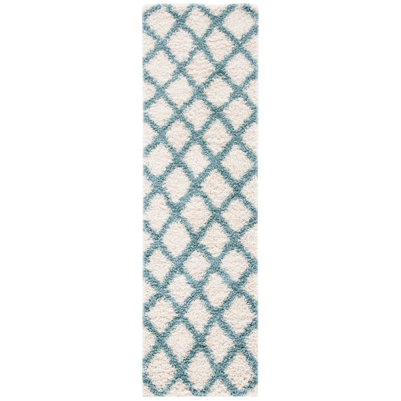 Skyleen Shag Performance Geometric Rug, Runner 2'3" x 8'