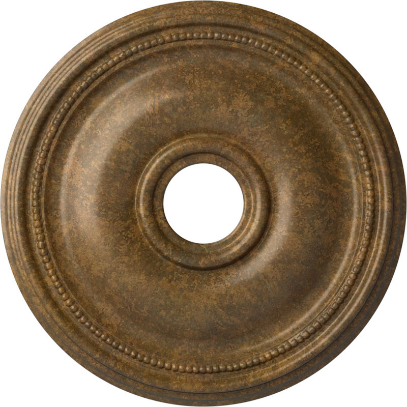 Médaillon de plafond H 18,125 po x l 18,125 po Bedford, Bronze huilé