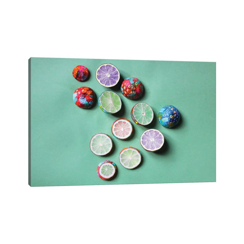 Limes - Print on Canvas, Wrapped Canvas, 30.48 cm H x 45.72 cm W