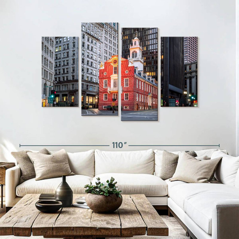 Nicci Boston Old State House, 54" H x 84" W