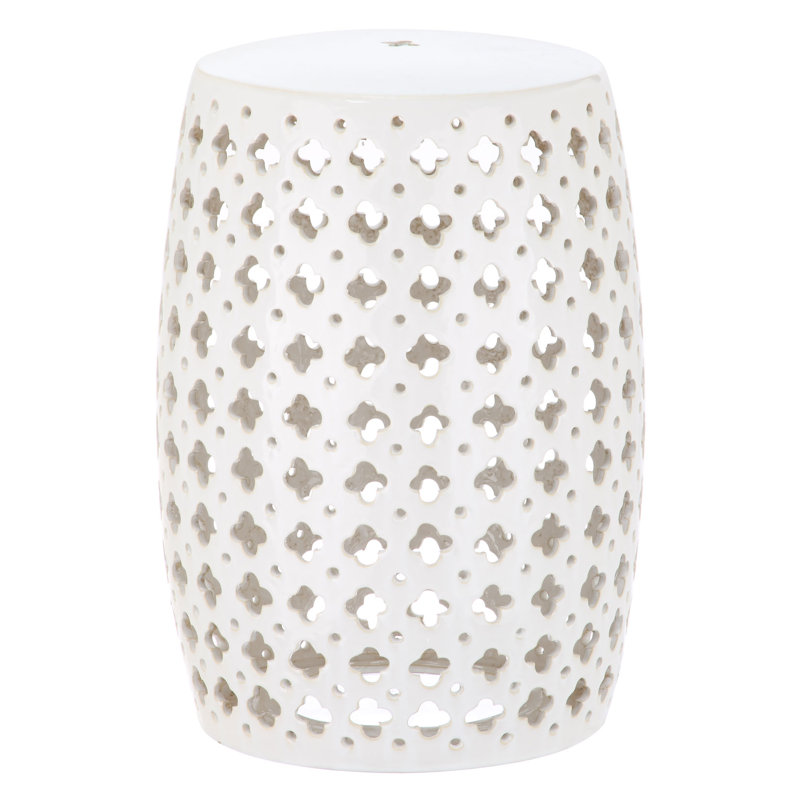 Tabouret de jardin Gisella, Crème
