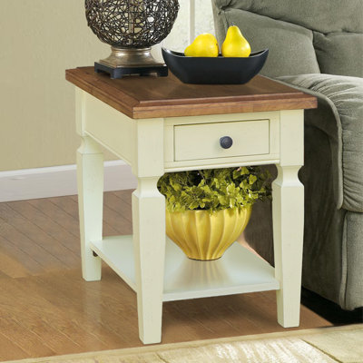 Table de bout avec rangement Briseno