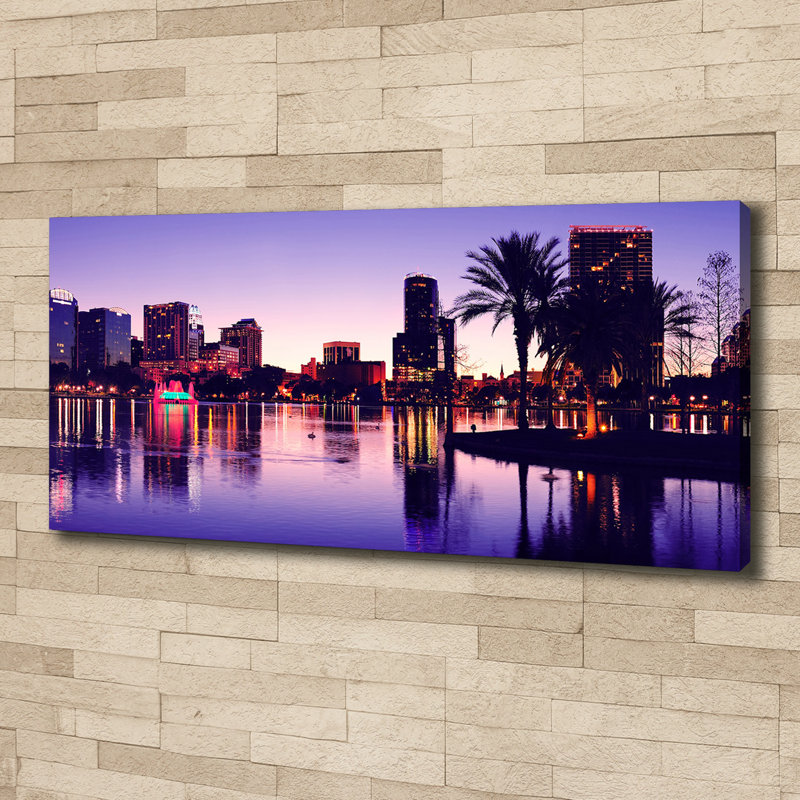 Panoramic Print on Canvas, 125" W x 50" H x 2" D