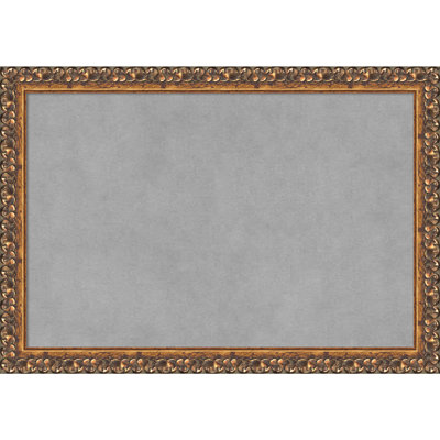 Tableau magnétique encadré bronze antique