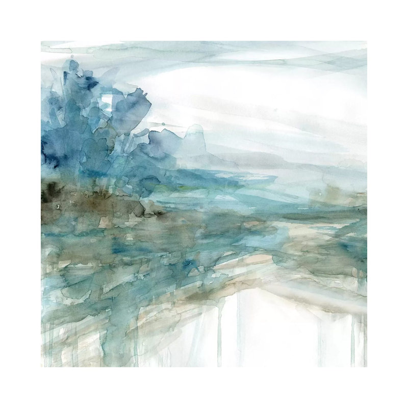 Shimmering Treeline I by Carol Robinson - Painting on Canvas, Wrapped Canvas, 93.98 cm H x 93.98 cm W x 1.91 cm D