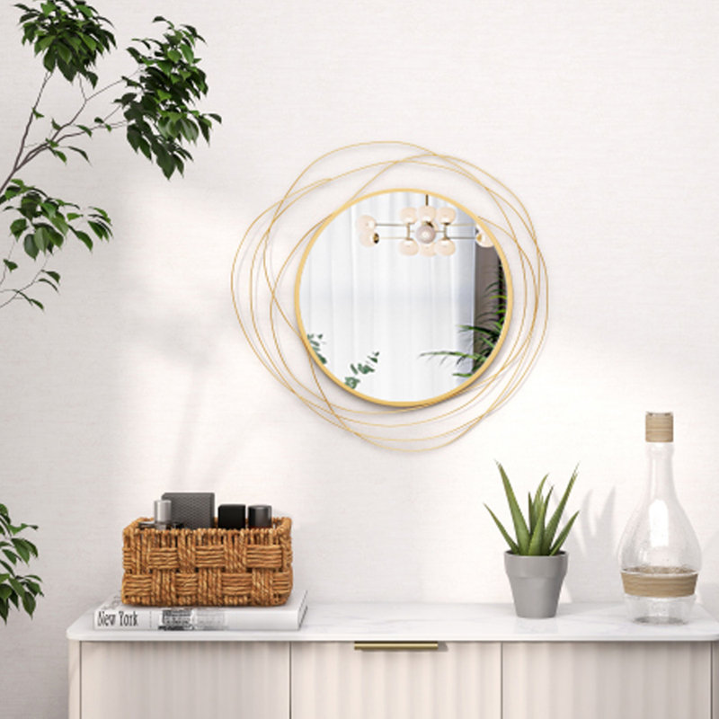  Miroir mural doré 