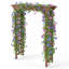 Treillis arche de jardin en bois pour plantes grimpantes et décoration de mariage en plein air