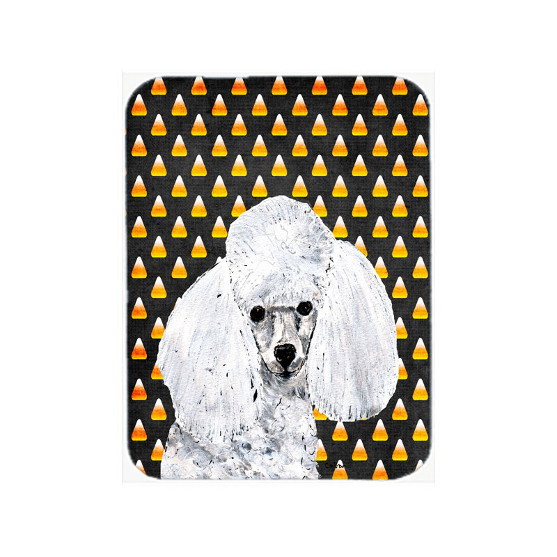 Planche à découper en verre pour jouets de caniche caroline Halloween Candy Corn