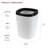 Plastic Open Waste Basket - 1.32 Gallons-91760941