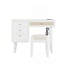 Coiffeuse de maquillage avec tabouret, port USB-110845027