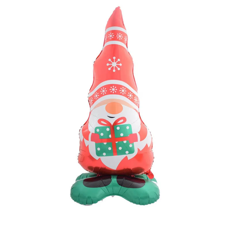  Décoration de Noël gnome de Noël en forme de ballon en aluminium F07M1-62
