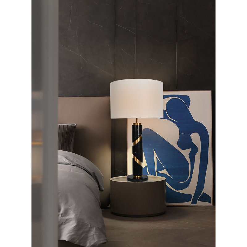 Albina 28.7'' Black/Gold Table Lamp