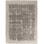 Abstract Area Rug in Ivory