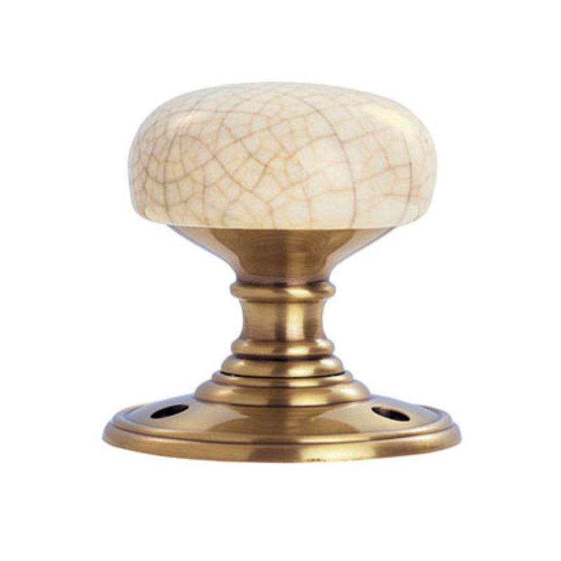 Burdett Double Dummy Door Knob, Florentine Bronze