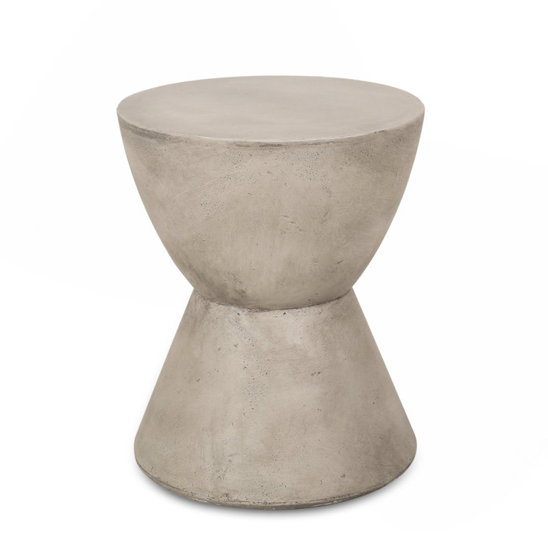 Outdoor Mgo Side Table, Light Grey_70883.00