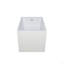 Baignoires autoportantes autoportantes en acrylique, forme rectangulaire (blanc)